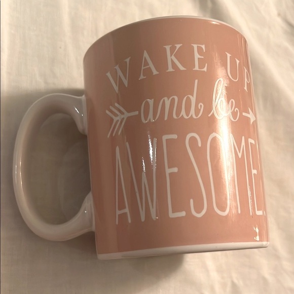 Tri-Coastal Design Mug Motivational Pink and White and Gold Ceramic Mug … - Picture 3 of 4
